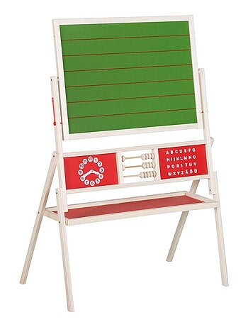 Tableau rotatif face craie et face magnétique avec boulier ROBA