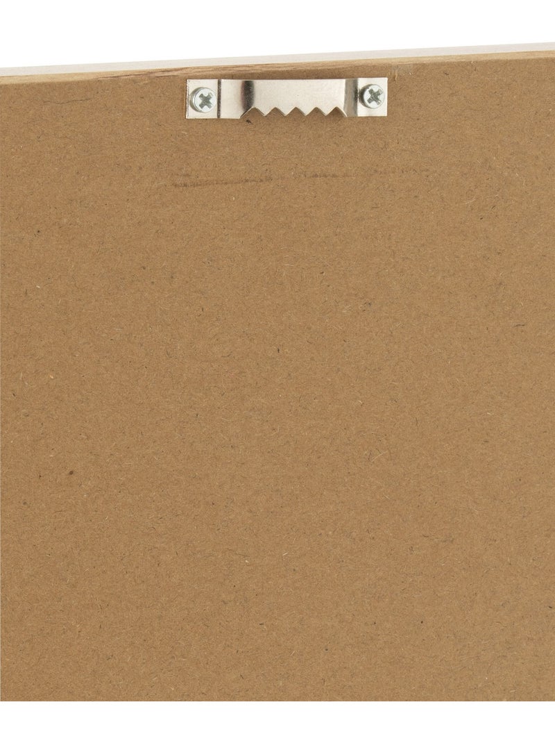 Tableau texturé cadre bois - AFIBEL Blanc - Kiabi