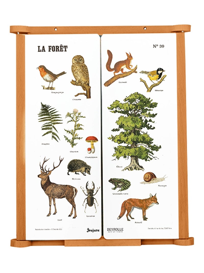 Tableau triptyque La Forêt N/A - Kiabi