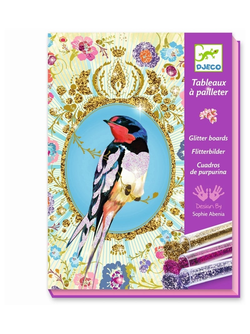 Tableaux à Pailleter - Oiseaux à Paillettes Multicolore - Kiabi