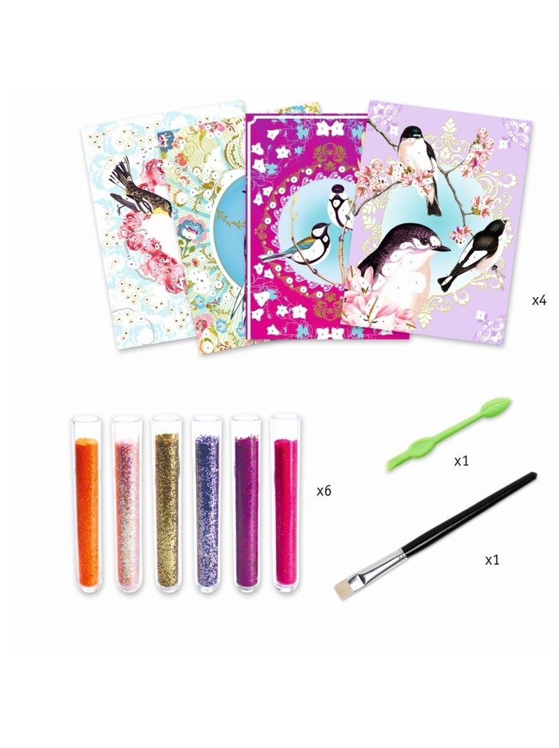 Tableaux à Pailleter - Oiseaux à Paillettes Multicolore - Kiabi