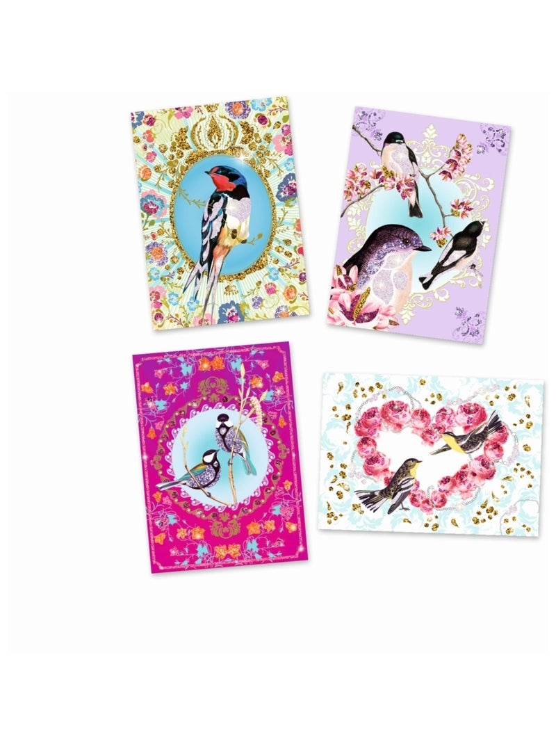 Tableaux à Pailleter - Oiseaux à Paillettes Multicolore - Kiabi