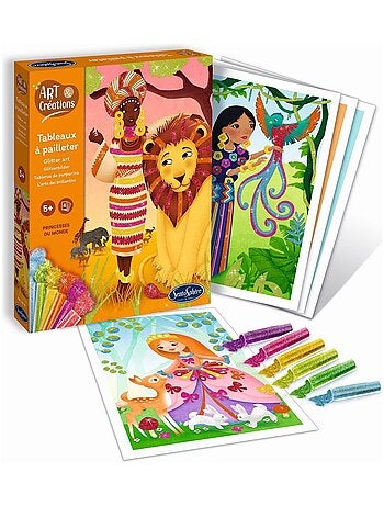 Tableaux a pailleter - Princesses du monde