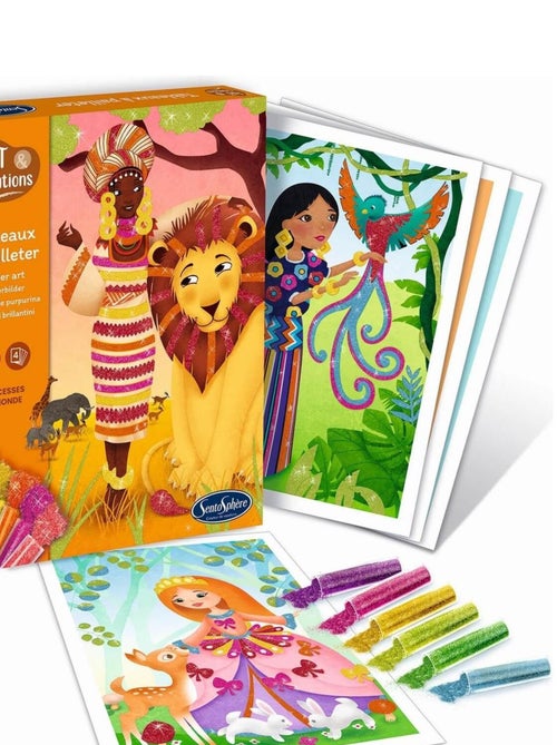 Tableaux a pailleter - Princesses du monde - Kiabi