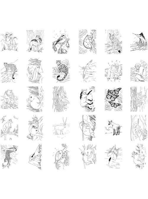 Tablette à dessin lumineuse Animaux - Kiabi