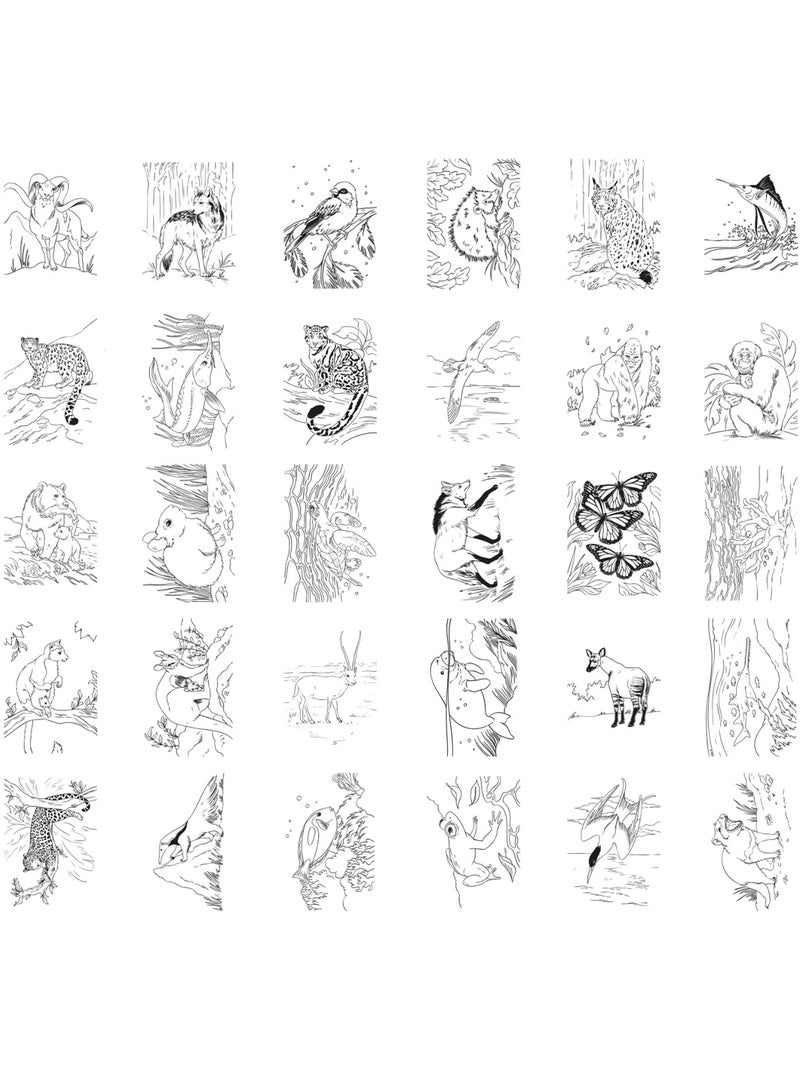 Tablette à dessin lumineuse Animaux Bleu - Kiabi