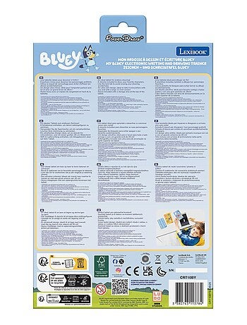 Tablette à Dessins électronique multicolore Bluey