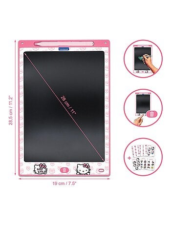 Tablette à dessins électronique multicolore hello kitty