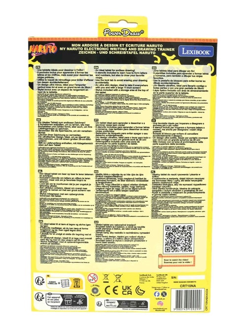 Tablette à Dessins électronique multicolore Naruto - Kiabi