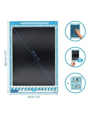 Tablette à Dessins électronique multicolore Schtroumpfs