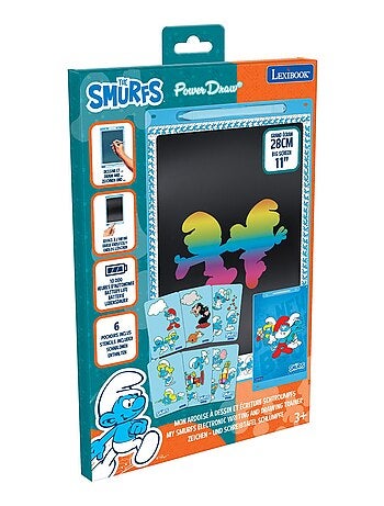 Tablette à Dessins électronique multicolore Schtroumpfs