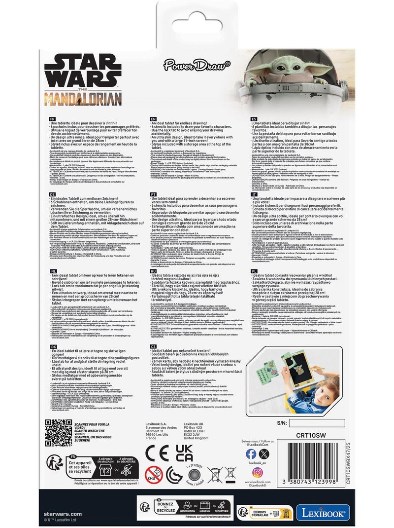 Tablette à Dessins électronique multicolore Star Wars N/A - Kiabi