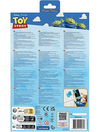 Tablette à dessins électronique multicolore toy story