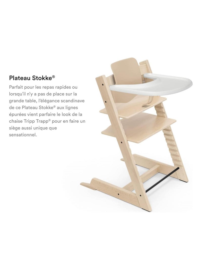 Tablette blanche pour chaise Tripp Trapp (White) Blanc - Kiabi