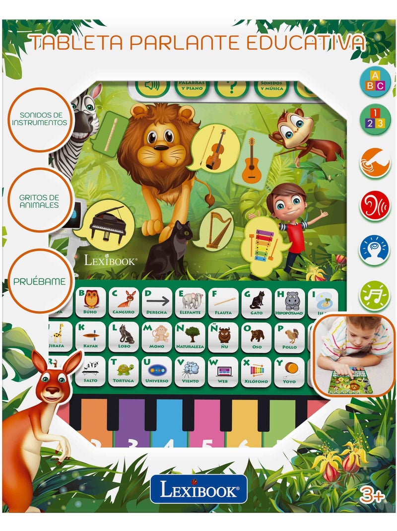 Tablette éducative abécédaire parlante - Espagnol Multicolore - Kiabi