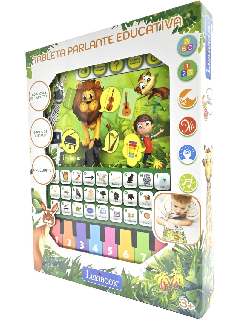 Tablette éducative abécédaire parlante - Espagnol Multicolore - Kiabi