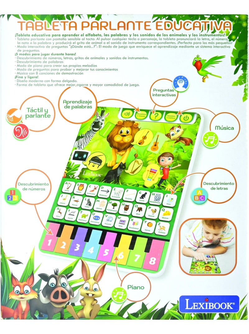 Tablette éducative abécédaire parlante - Espagnol Multicolore - Kiabi