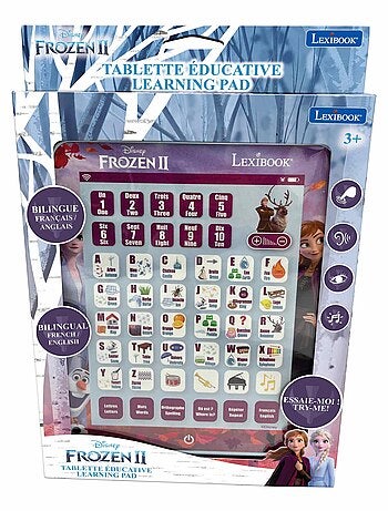 Tablette Éducative bilingue La Reine des Neiges en français et en anglais