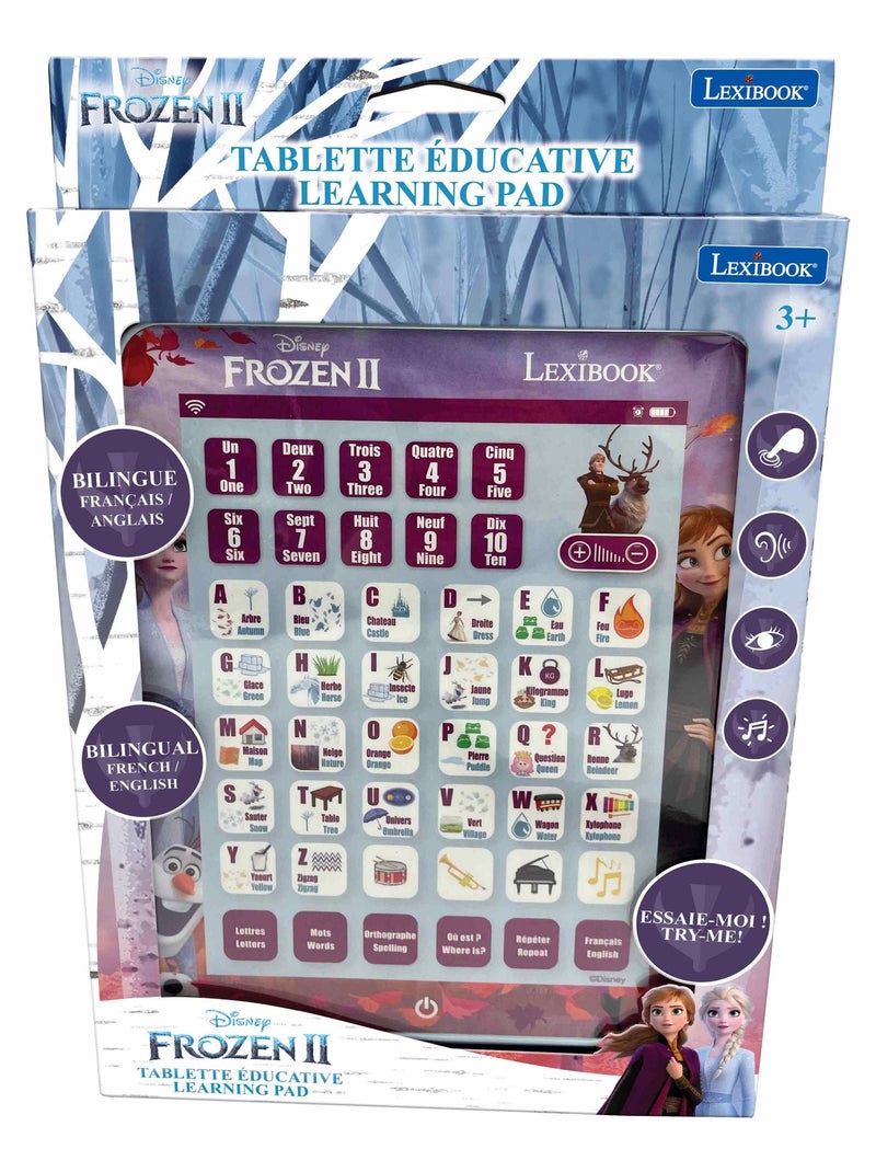 Tablette Éducative bilingue La Reine des Neiges en français et en anglais Multicolore - Kiabi