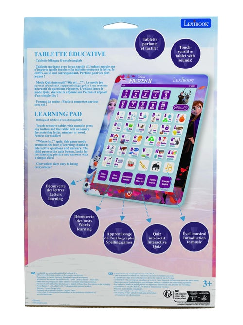 Tablette Éducative bilingue La Reine des Neiges en français et en anglais - Kiabi