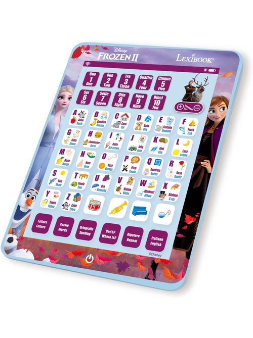 Tablette Éducative bilingue La Reine des Neiges en italien et en anglais - Kiabi