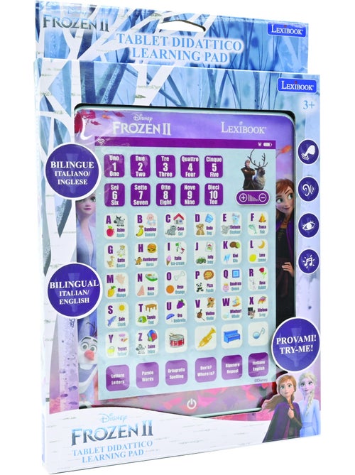 Tablette Éducative bilingue La Reine des Neiges en italien et en anglais - Kiabi