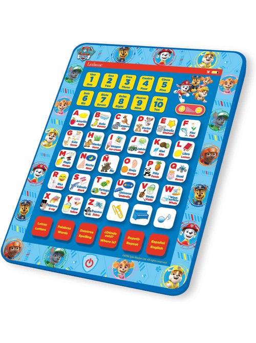 Tablette Éducative bilingue Pat Patrouille en espagnol et en anglais - Kiabi