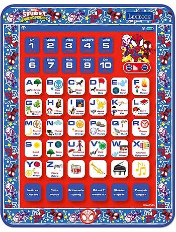 Tablette Éducative bilingue Spidey en français et en anglais