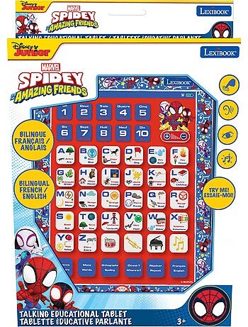 Tablette Éducative bilingue Spidey en français et en anglais