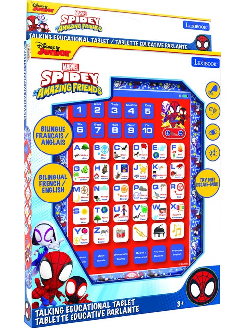 Tablette Éducative bilingue Spidey en français et en anglais - Kiabi