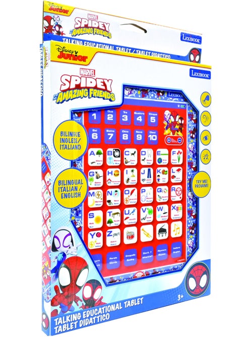 Tablette Éducative bilingue Spidey en italien et en anglais - Kiabi