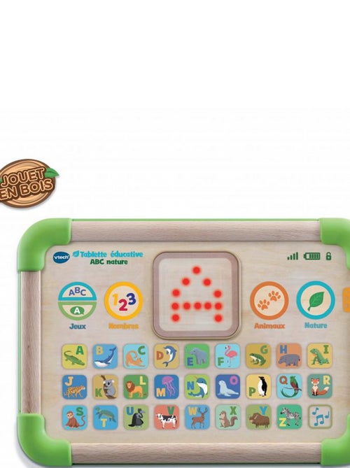 Tablette éducative en bois ABC nature - Kiabi Tablette éducative en bois ABC nature - Kiabi
