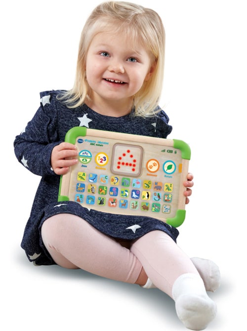 Tablette éducative en bois ABC nature - Kiabi