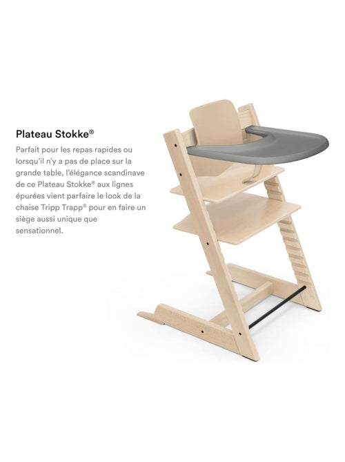 Tablette gris tempête pour chaise Tripp Trapp (Storm Grey) - Kiabi Tablette gris tempête pour chaise Tripp Trapp (Storm Grey) - Kiabi