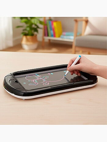 Tablette néon avec dessins et feutres good idea!