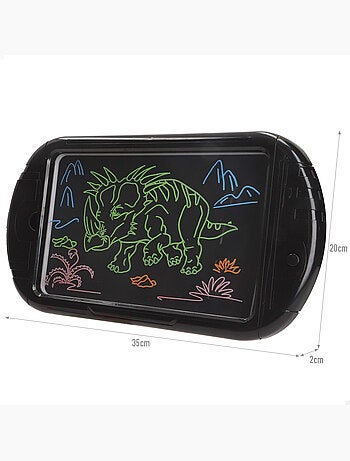 Tablette néon avec dessins et feutres good idea!