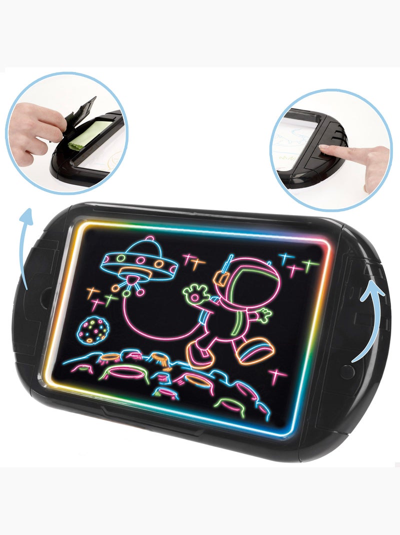 Tablette néon avec dessins et feutres good idea! N/A - Kiabi