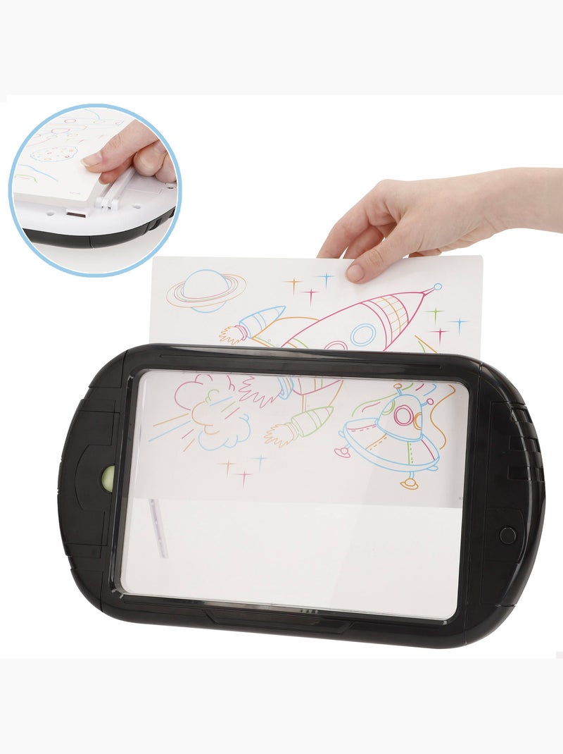 Tablette néon avec dessins et feutres good idea! N/A - Kiabi