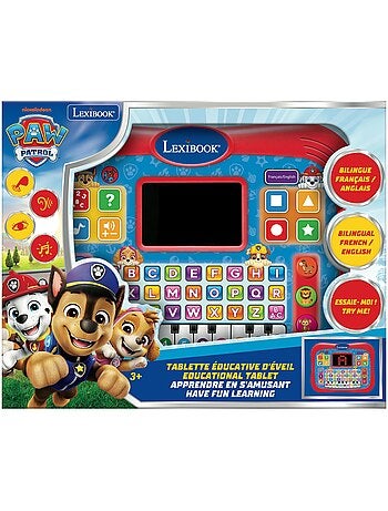Tablette pat'patrouille éducative bilingue parlante abc (fr/en)