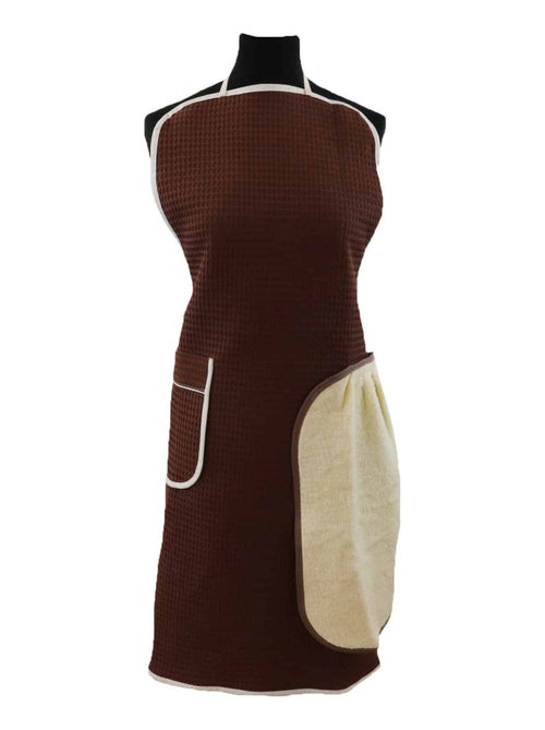 Tablier 100% coton nid d'abeille 250 gr m² PRATIQUE - Kiabi Tablier 100% coton nid d'abeille 250 gr m² PRATIQUE - Kiabi