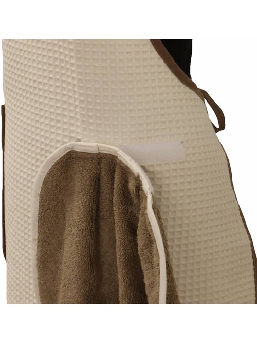 Tablier 100% coton nid d'abeille 250 gr m² PRATIQUE - Kiabi Tablier 100% coton nid d'abeille 250 gr m² PRATIQUE - Kiabi