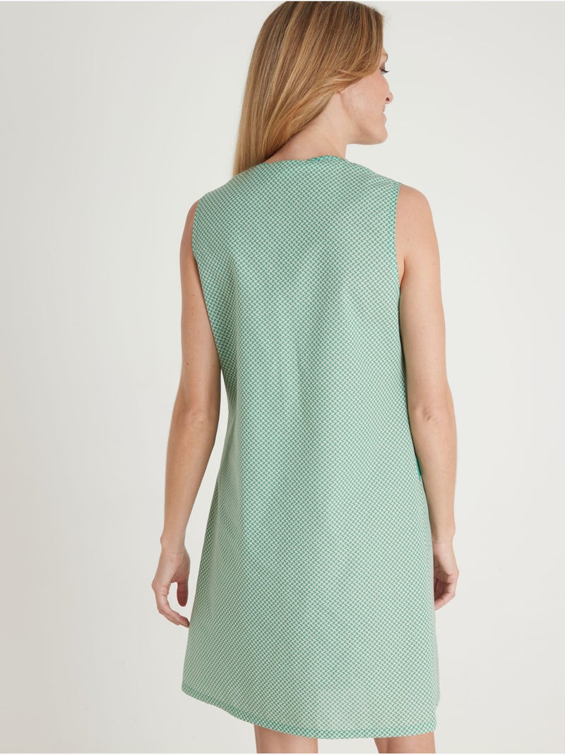 Tablier 3/4 sans manches - DAXON Blanc Vert - Kiabi