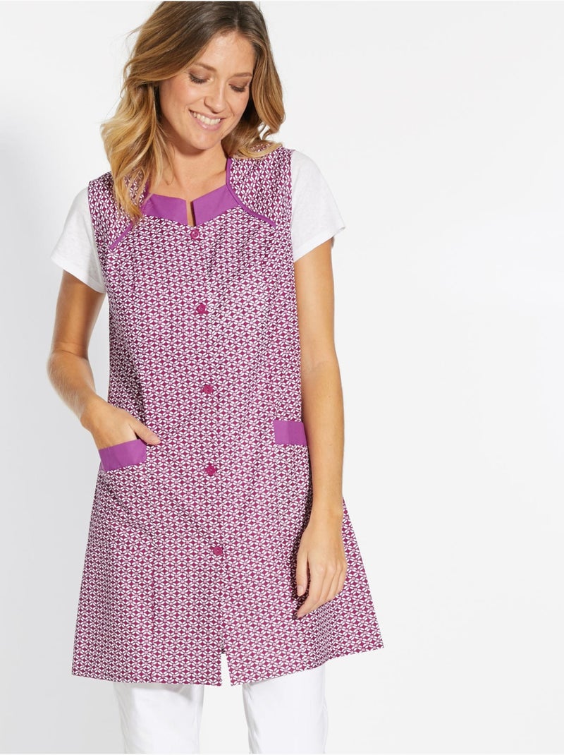 Tablier 3/4 sans manches - DAXON Rose fushia - Kiabi
