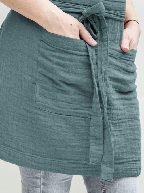 Tablier 45x80 en Gaze de coton - Kiabi Tablier 45x80 en Gaze de coton - Kiabi