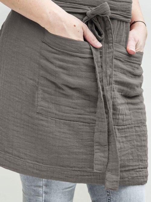 Tablier 45x80 en Gaze de coton - Kiabi Tablier 45x80 en Gaze de coton - Kiabi