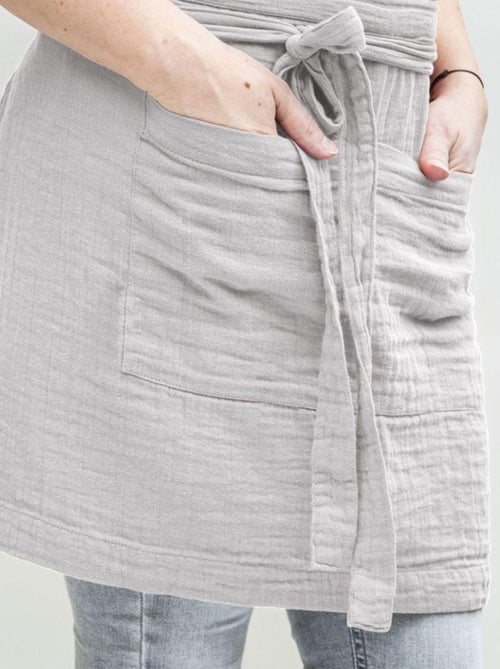 Tablier 45x80 en Gaze de coton - Kiabi