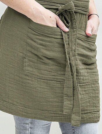 Tablier 45x80 en Gaze de coton