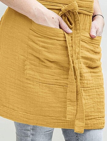 Tablier 45x80 en Gaze de coton