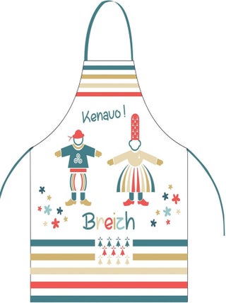 Tablier 72 x 85 cm Kenavo breizh bretagne
