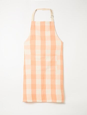 Tablier à carreaux